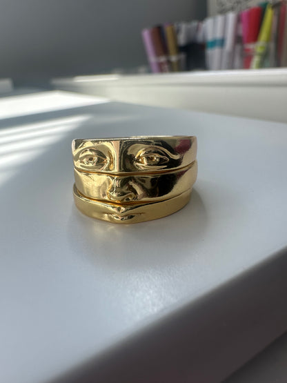 Face Stack Rings